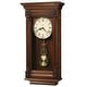 preview thumbnail 3 of 1, Howard Miller Lewisburg Wood Grandfather Style Wall Clock Cherry