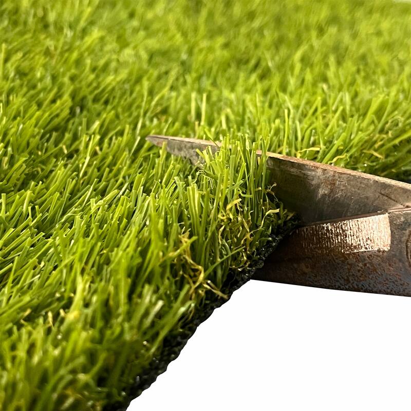 DCP Artificial autumn Grass Indoor/Outdoor Area Rug,1.37in hight