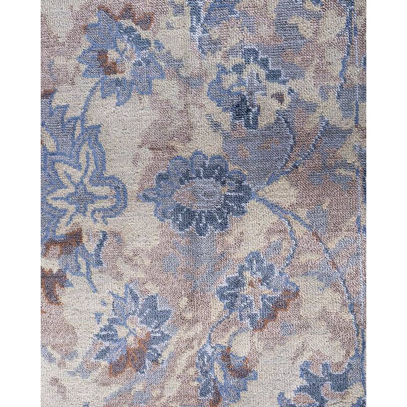 Ikat One-of-a-Kind Hand-Knotted Area Rug, Gray - 8' 3" x 10' 3"