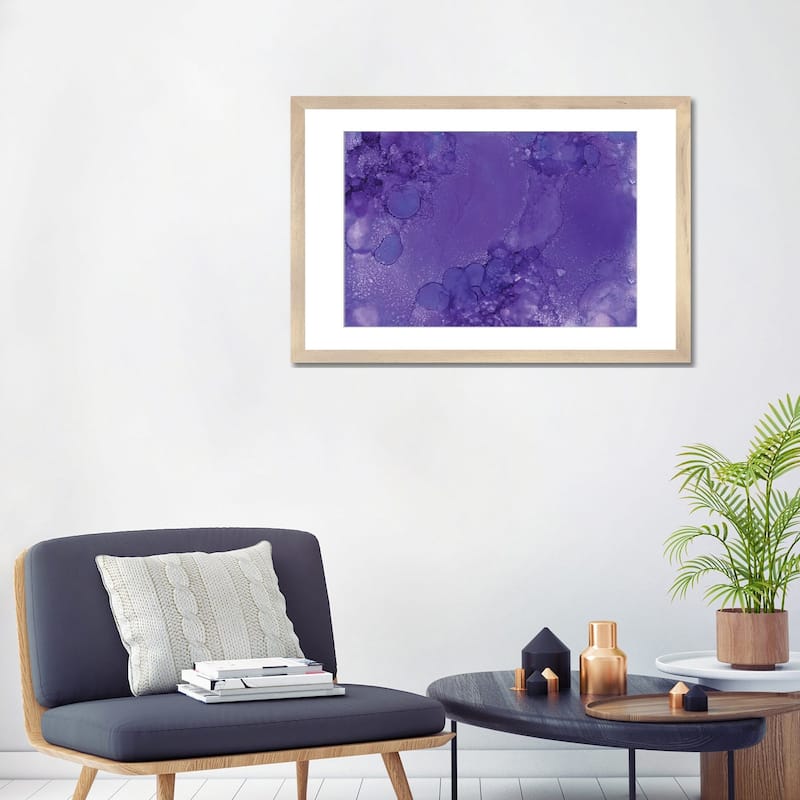 iCanvas "Purples Bubbles" by Melissa Renee
