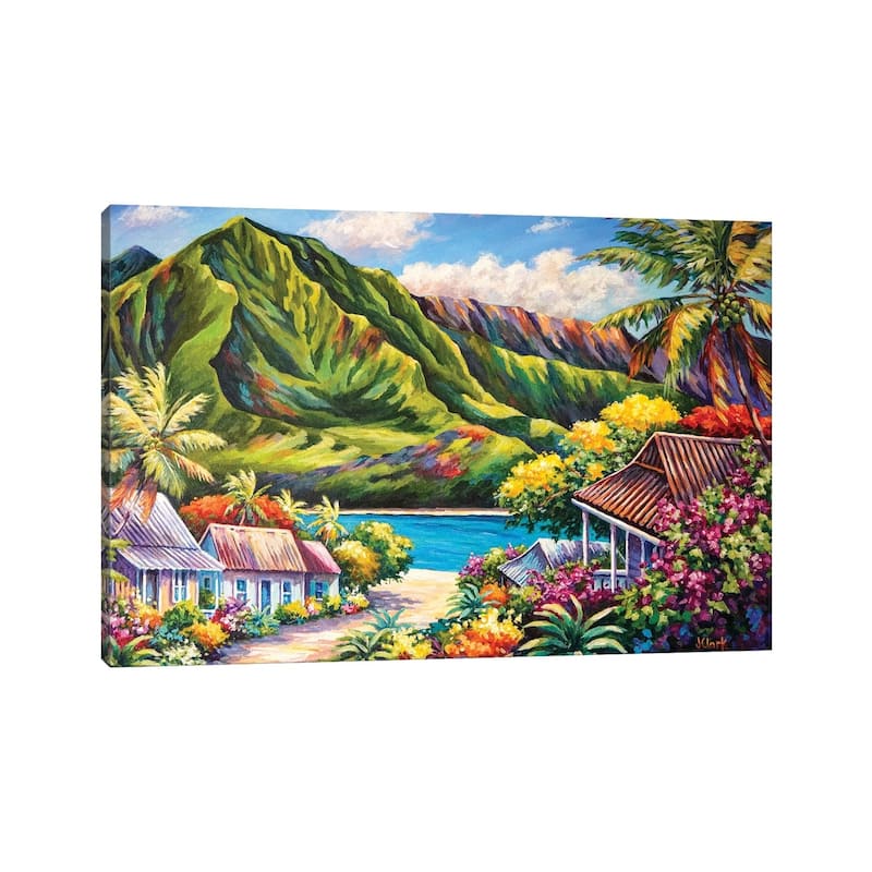 iCanvas "Hanalei In Bloom" by John Clark Canvas Print