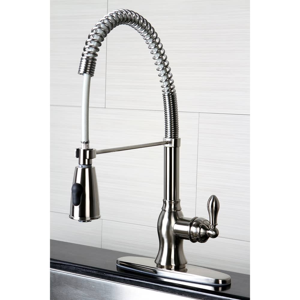 Kingston Brass American Classic Single-Handle Pre-Rinse Kitchen Faucet