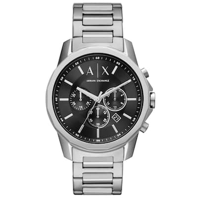 Armani Exchange Men's Classic Black Dial Watch - AX1720 - 6 (36)