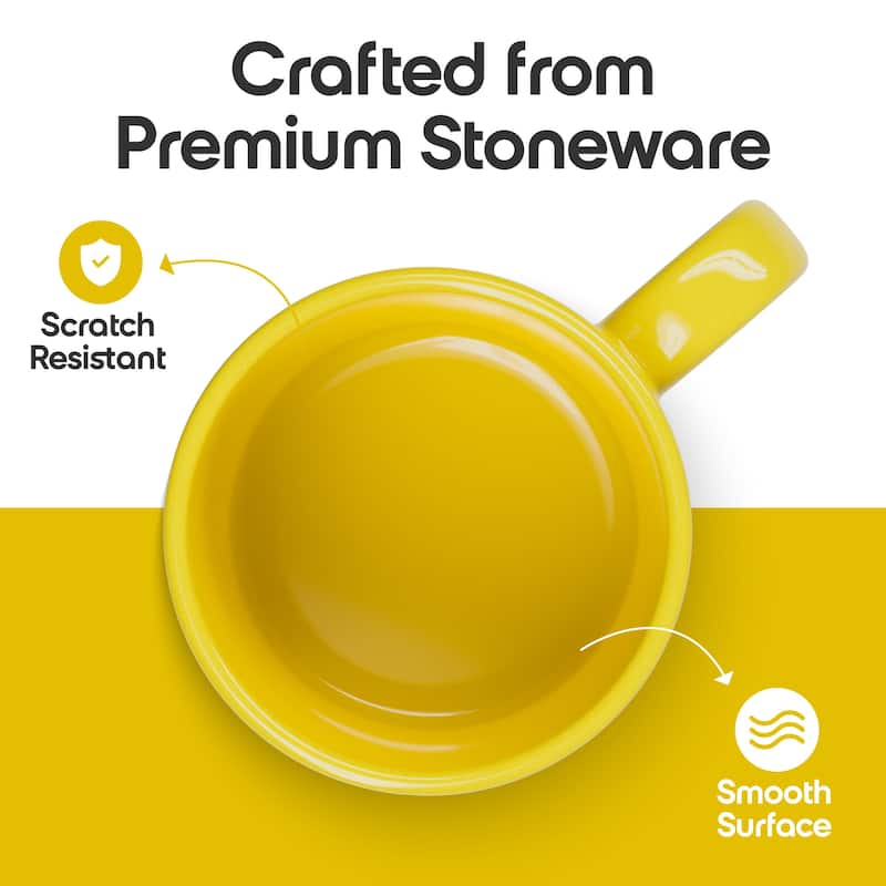 Omniware Teaz Cafe 11 oz Classic Mug - 3" D x 3.75" H