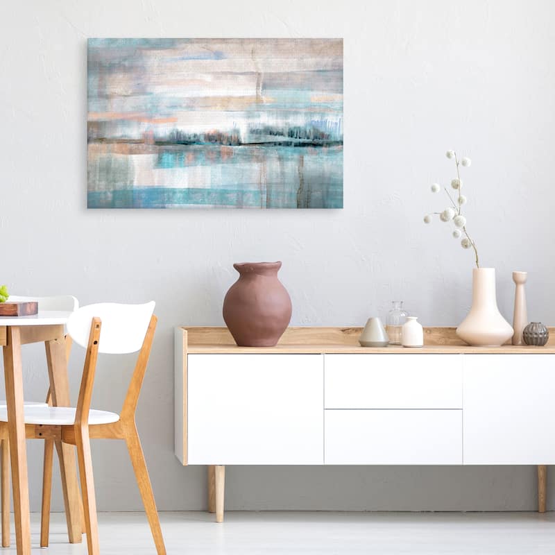 Pastel Valley by Nan Canvas Art Print