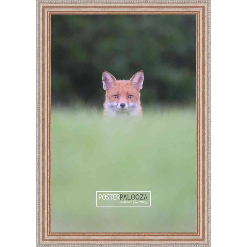 15x12 Traditional Antique Silver Complete Wood Picture Frame with UV Acrylic, Backing, & Hardware