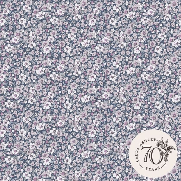 slide 2 of 5, Laura Ashley Libby Purple Wallpaper