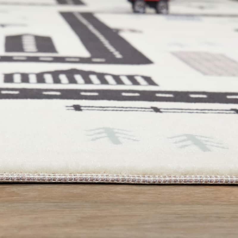 Mod-Tod Urban Adventure Road Map Kids' Rug