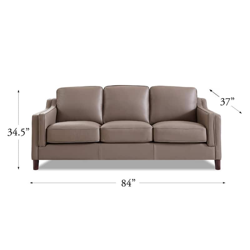 Hydeline Bella Top Grain Leather Sofa Set, Sofa and Loveseat