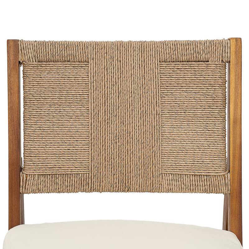 Christopher Knight Home - Arly Outdoor Acacia Wood Dining Set with Woven Wicker Chairs & 70" Oval Dining Table