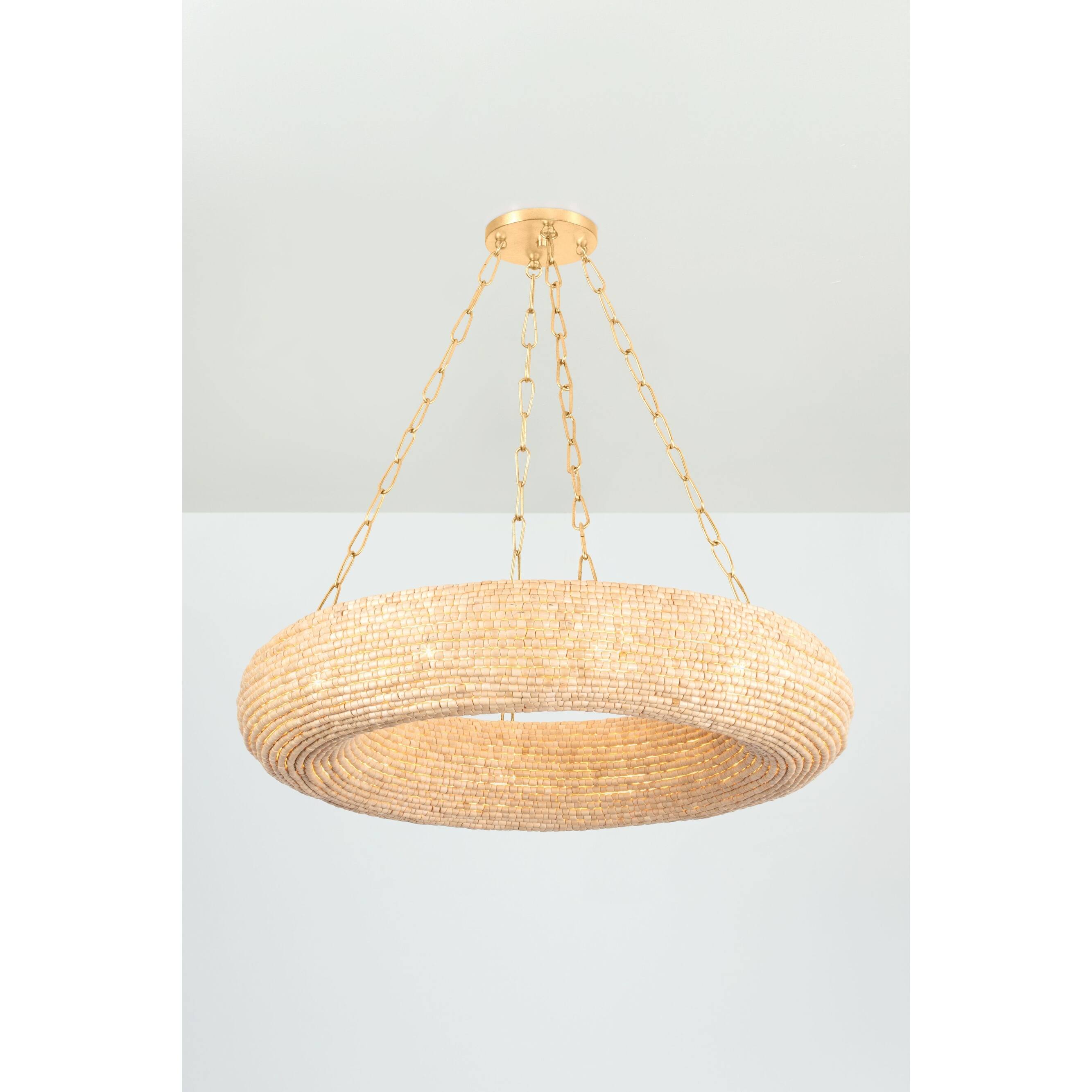 Lure Vintage Gold Leaf Chandelier Bed Bath & Beyond 39582528