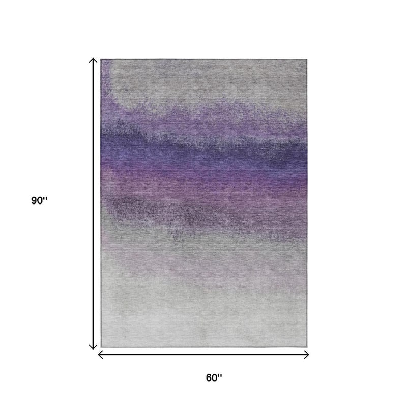 HomeRoots Ombre Transitional Rectangle Outdoor Rug