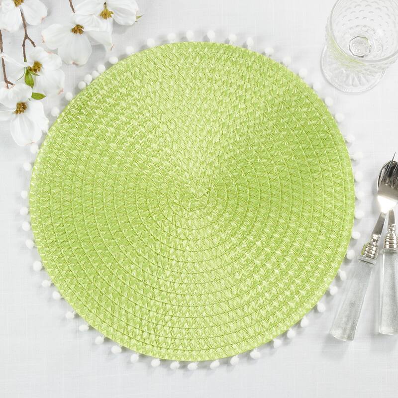 Pom Pom Design Placemats (Set of 4)
