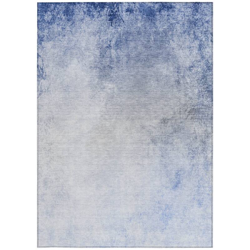 HomeRoots Ombre Transitional Rectangle Outdoor Rug