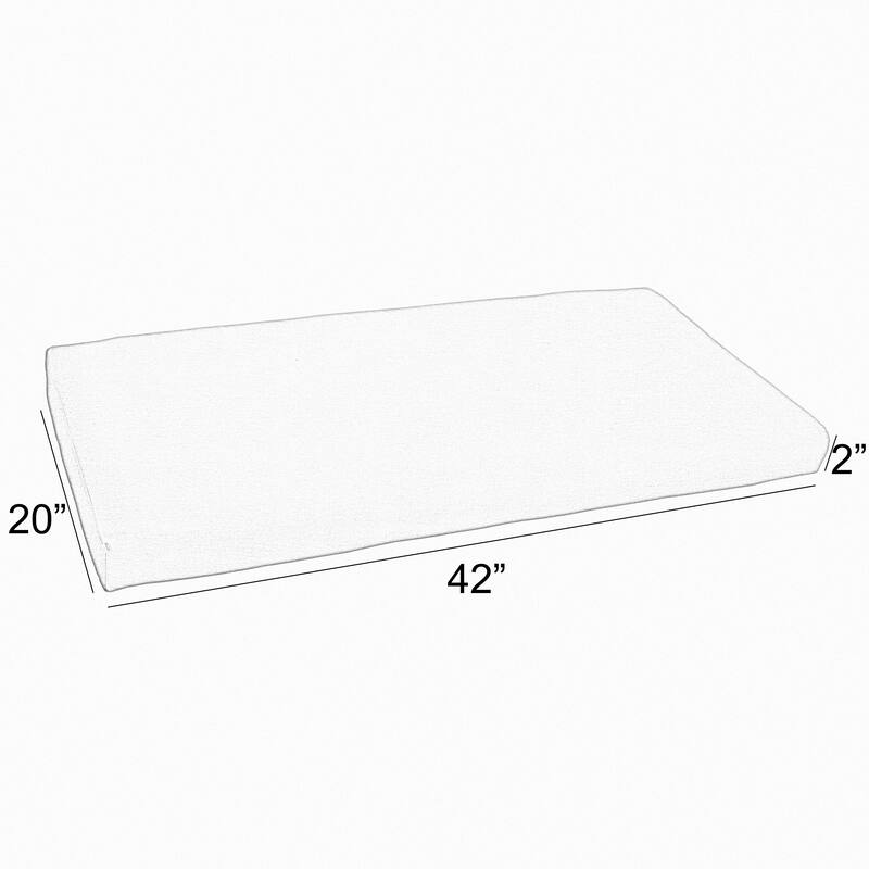 Blue Indoor/ Outdoor Bristol Bench Cushion