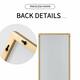 Neutypechic Accent Metal Frame Full-Length Wall-Mounted Hanging Mirror