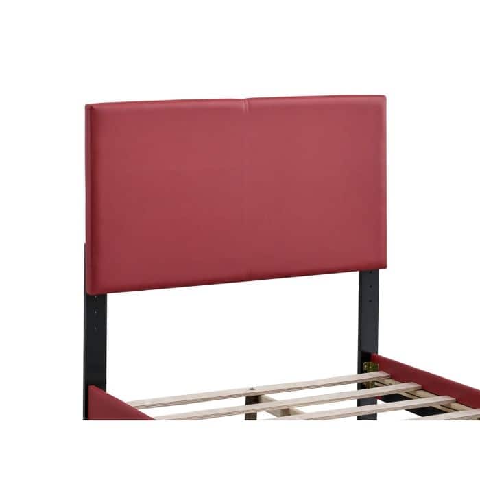 GDF Studio - Emily Modern Upholstered Bed with Adjustable Headboard (Mattress Not Included)