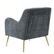 preview thumbnail 44 of 53, Hyperboreüs Upholstery Accent Armchair with Tufted Back by HULALA HOME