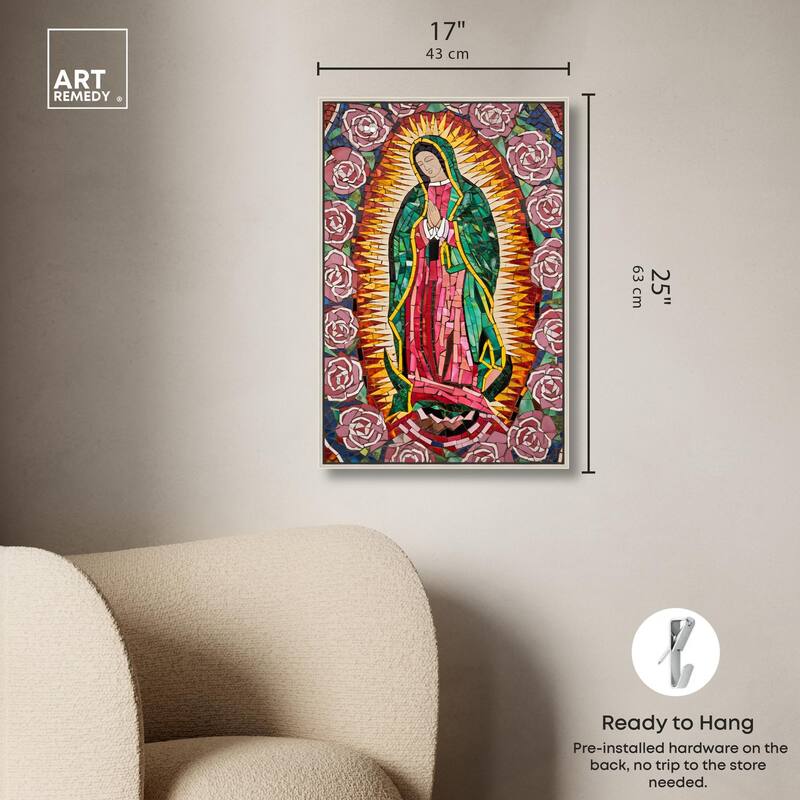 Mother of Mosaic Canvas by Art Remedy