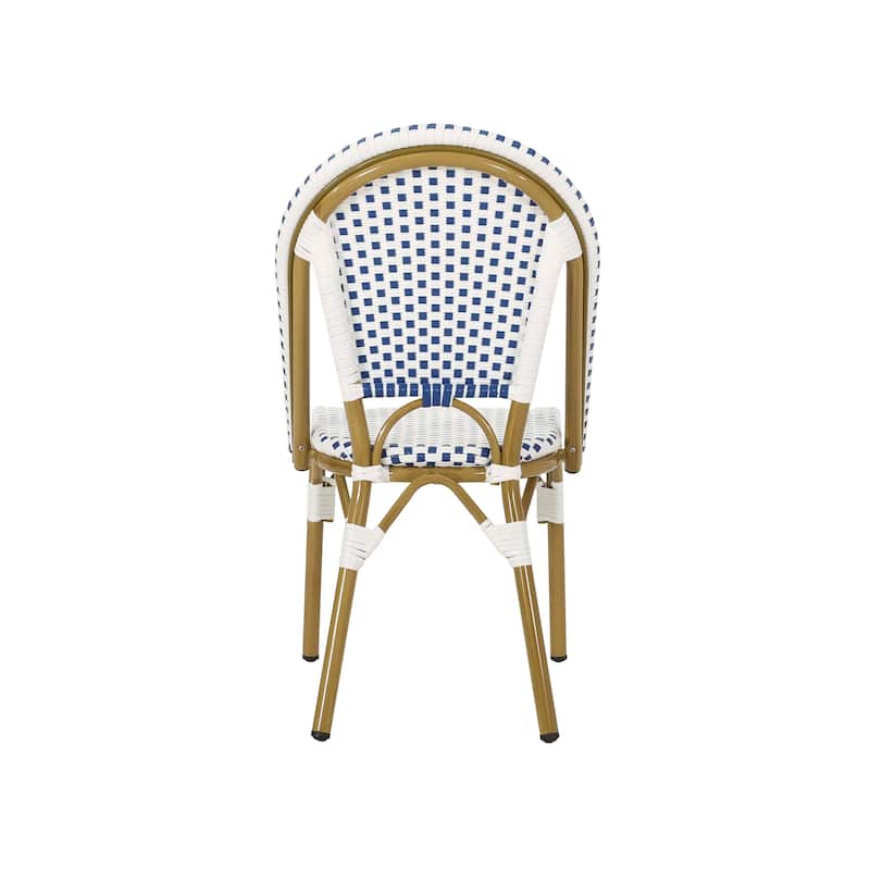 Elize Outdoor French Cafe Chairs (Set of 4) by Christopher Knight Home