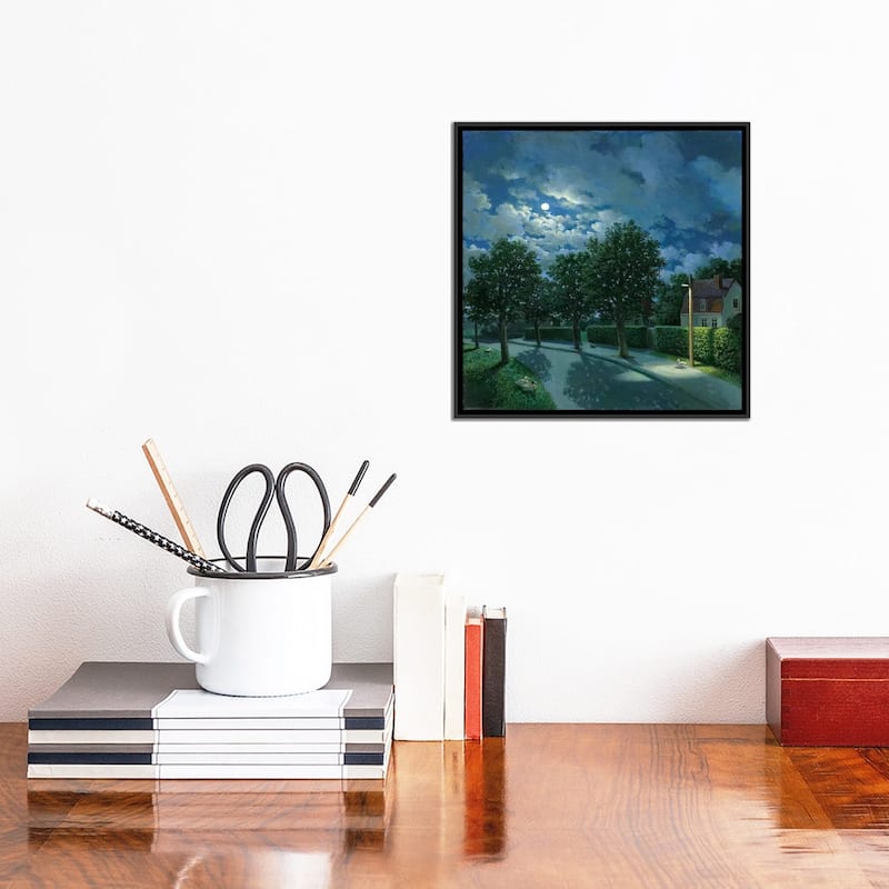 iCanvas "The Night Of The Ducks" by Michael Sowa Framed Canvas Print