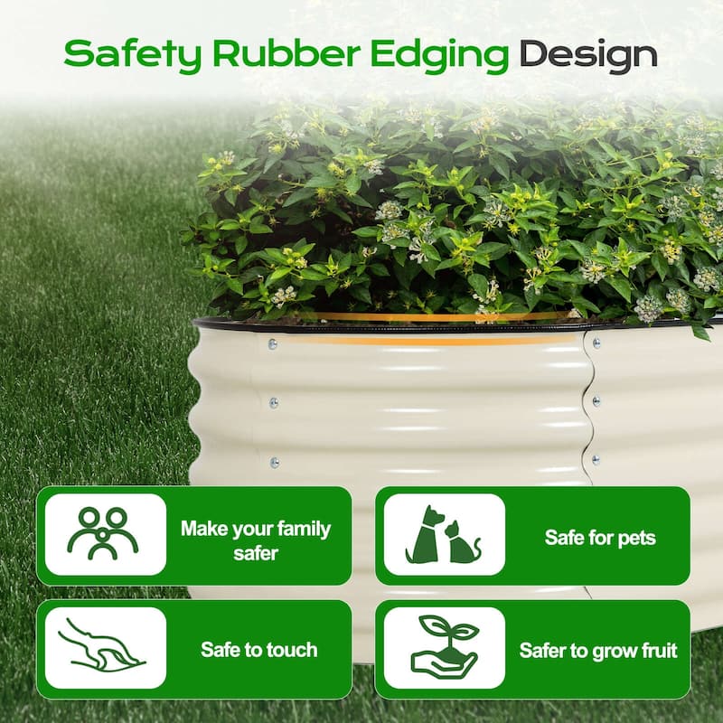 Aoodor Maximum 5' x 3.5' Multiple Combination Raised Garden Bed - N/A