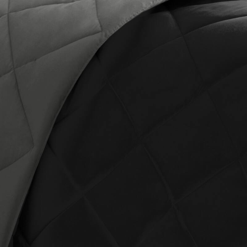 Twin/Twin XL 3M Scotchgard Diamond Quilting Reversible Down Alternative Comforter Set