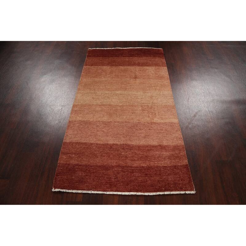 Contemporary Gabbeh Kashkoli Oriental Area Rug Wool Hand-knotted - 2'10" x 5'1"
