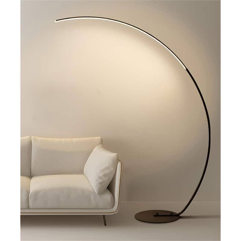 62.99 Inches Metal Arched Floor Lamp