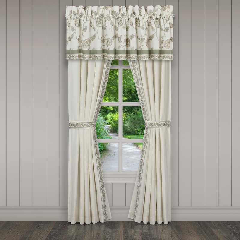 J. Queen New York Fairview Window Straight Valance - Sage