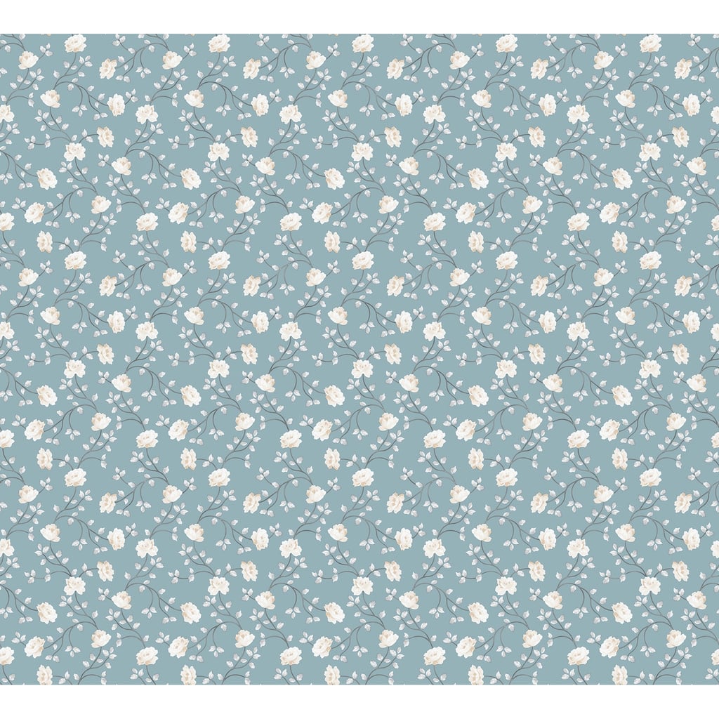 Galerie Wallcoverings Spring Blossom Petite Floral Vine Non-woven Matte Wallpaper Roll