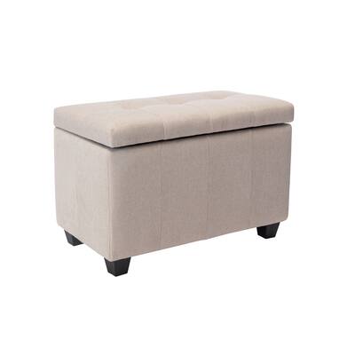 Porthos Home Vivi Fabric Flip Top Storage Bench