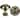 Tondo Metal Drapery Medallion Holdback