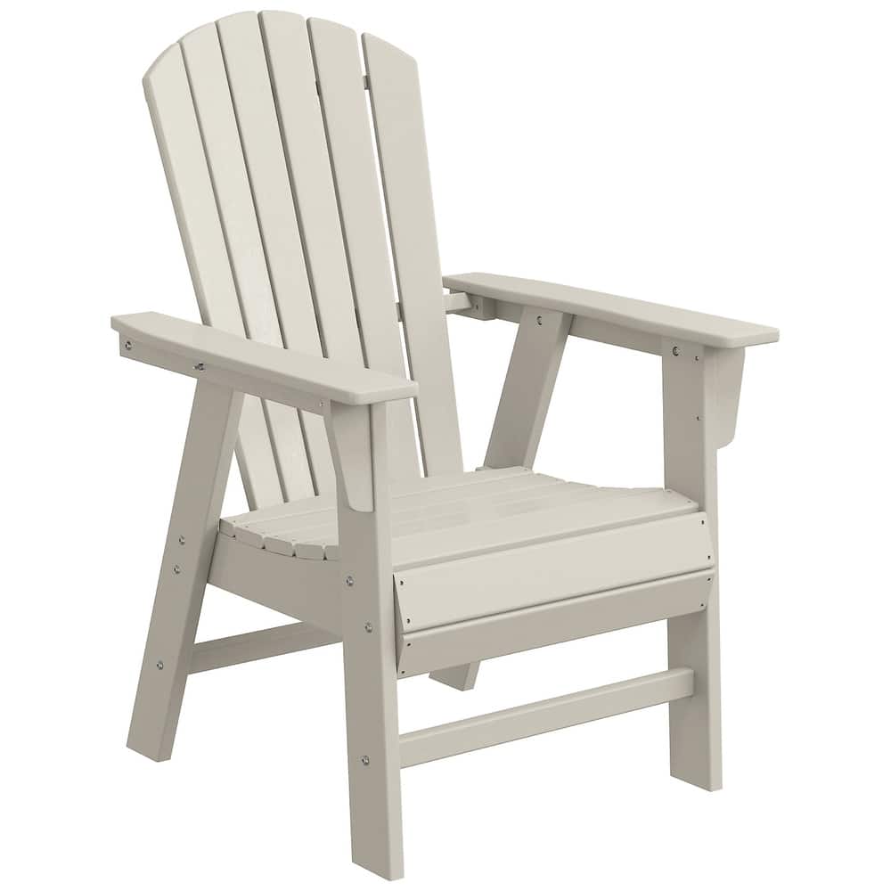 Altura Hdpe All Weather Outdoor Patio Adirondack Dining Chair