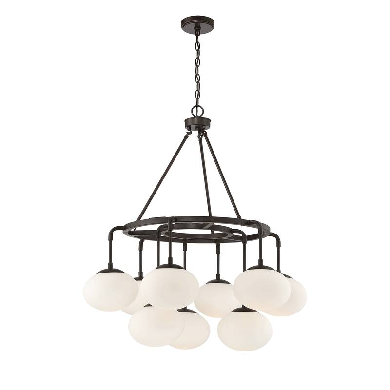 Meridian M10098 9 Light 34" Wide Chandelier