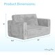 preview thumbnail 2 of 10, Dream On Me Nestle Kids Sofa - Duo