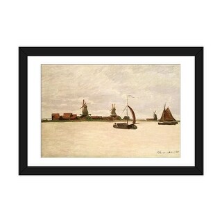iCanvas "The Outer Harbour at Zaandam, 1871" by Claude Monet - Bed Bath ...