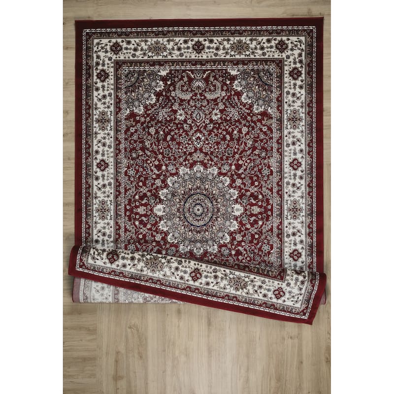 Master Collection Floral Transitional Area Rug