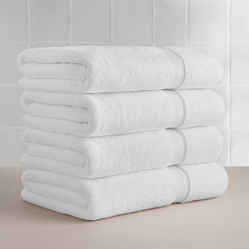 Authentic Hotel and Spa 100% Turkish Cotton Anovia Oversized Bath Towel Set