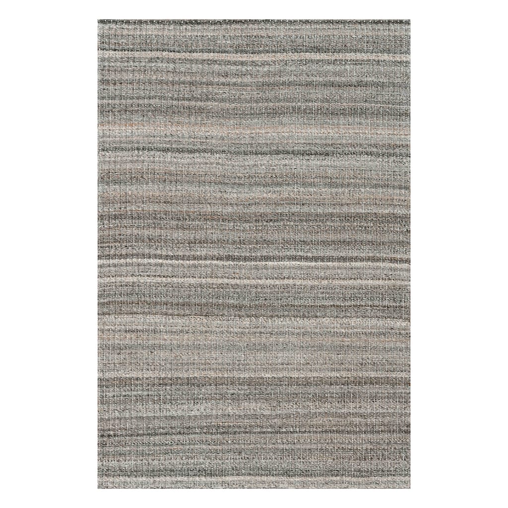 Lineage Brown Heathered Hand-Woven Area Rug 2' x 3'
