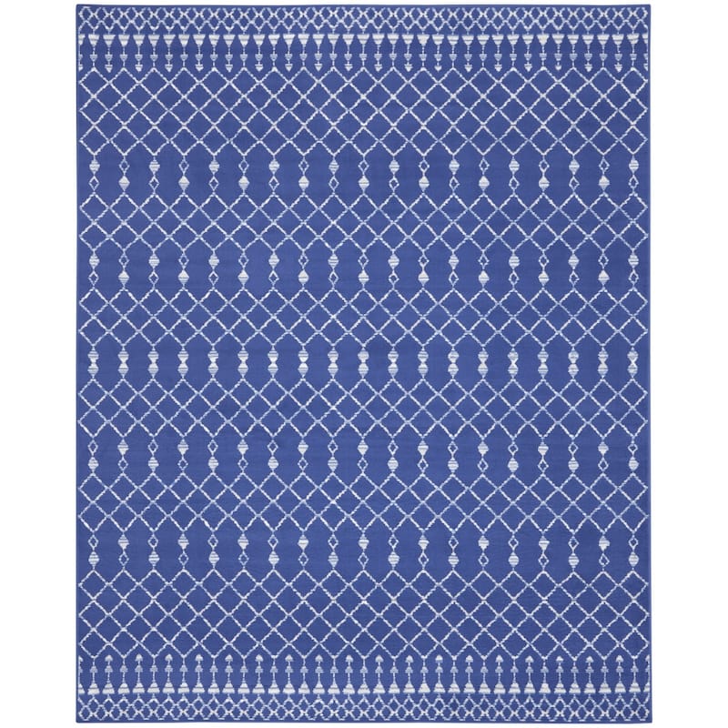 Gaki Power Loomed Distressed Non Skid Stain Resistant Area Rug By HomeRoots - 138' X '100' X '0.39