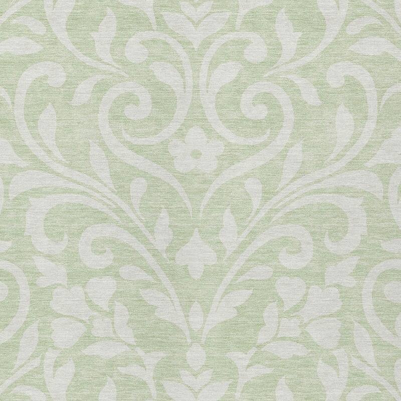 HomeRoots Floral Transitional Rectangle Outdoor Rug