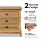 preview thumbnail 5 of 22, Furniture of America Wellington Farmhouse Natural Oak 4-Piece Wood Kids Bedroom Set