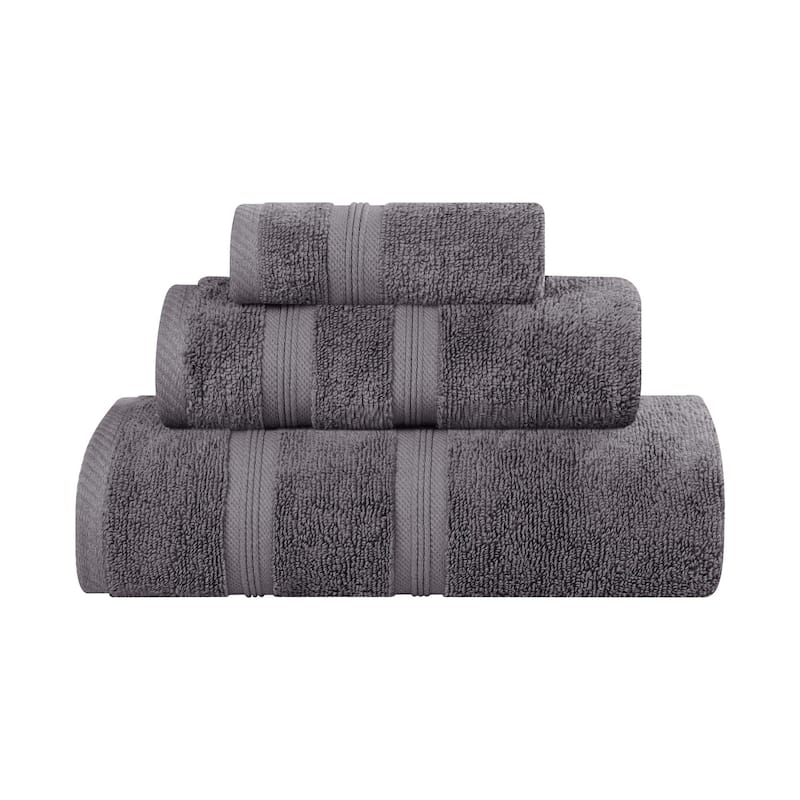 Superior Smart Dry Zero Twist Cotton 3-Piece Assorted Towel Set