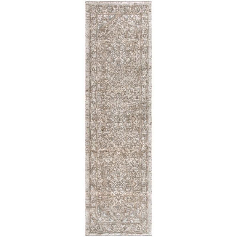 Nourison Quarry Indoor only Persian Area Rug. - 2' 2" x 7' 6" - Beige