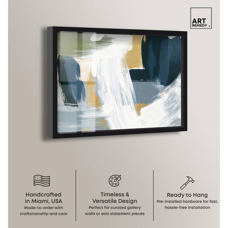 Moss Layers III Shadowbox by Art Remedy