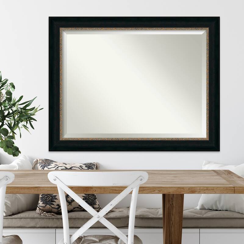 Beveled Bathroom Wall Mirror - Paragon Bronze Frame - Paragon Bronze