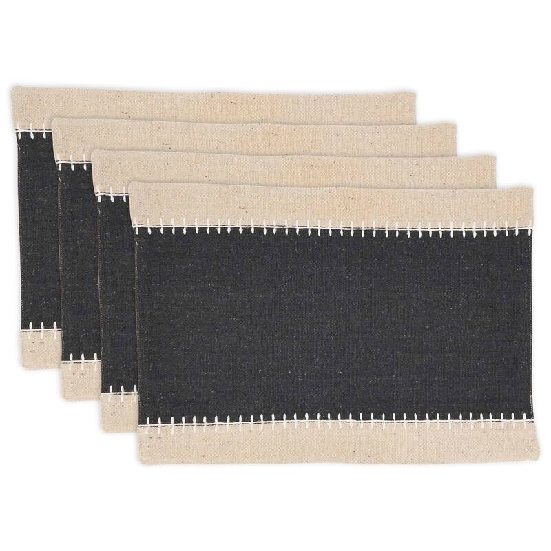 Whipstitched Border Design Placemat (Set of 4)