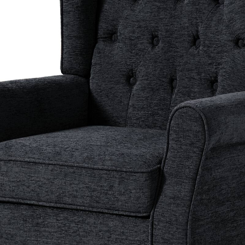 Modern Classic Button Tufted Accent Chair Upholstered Armchair