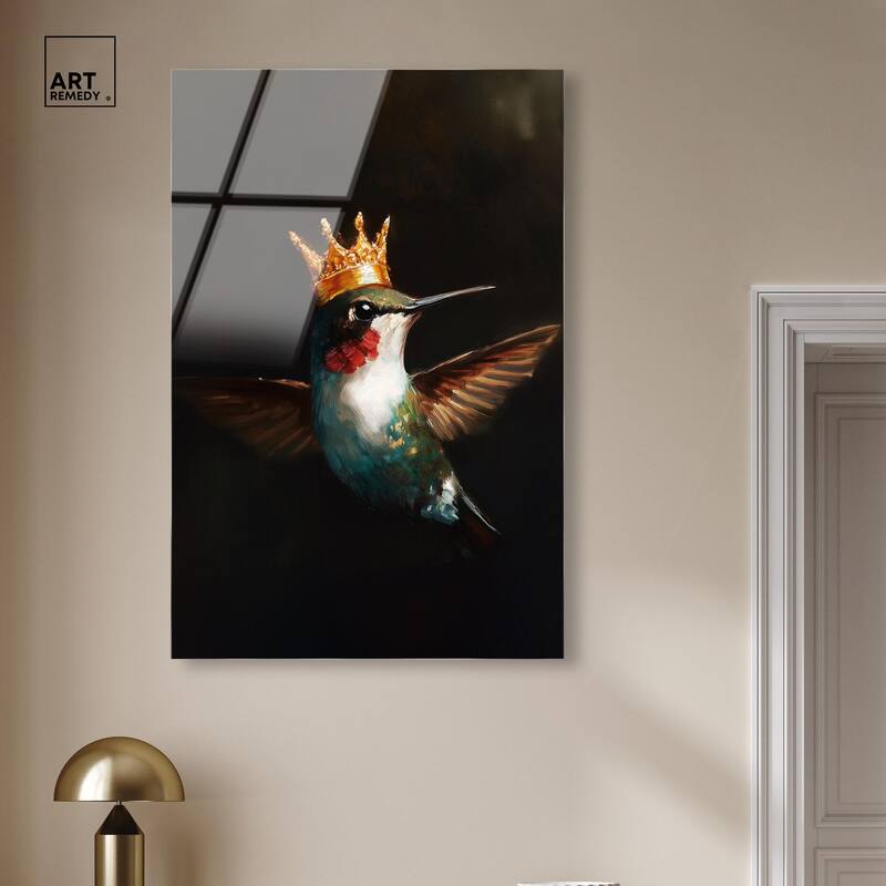 Royal Bird I Acrylic by Art Remedy, Ready to Hang